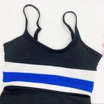 SheIn  Ribbed Colorblock High Waisted Bikini Photo 3