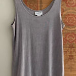 Chico's 90s Slinky Grey Sleeveless Tank Top Photo 0