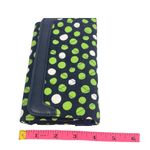 Vera Bradley Lucky Dots TRIFOLD WALLET Polka Dot Blur Green White Clutch Purse Photo 6