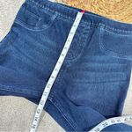 Spanx Ankle Jean-Ish Leggings Jeggings High-Rise Twilight Rinse Blue Size L Photo 14