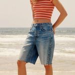 Reformation Rave Mid Rise Denim Jorts  Photo 0