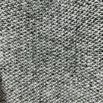 Everly  Women's Sweater Cable Knit Black & White Marled Acrylic Long Sleeved M Photo 5