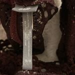 Aerie  Lace Deep Burgundy Halter Bra size Medium Photo 4