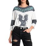 One Teaspoon Truckers Mid Waist Long-Length Relaxed Denim Shorts - Black, Size 4 Photo 0