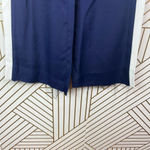 Reformation Side Stripe Flared Pants in Navy Blue White Size US XS Photo 6