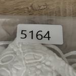 EXPRESS Shirt Womens Small White Babydoll Ruffle Romantic Feminine Neutral Fairy Photo 8