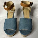 Marc Fisher  Wander Denim Cork Wedges 7 Photo 1