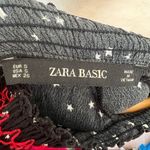 ZARA Star Print Stitch Black Romper Photo 4