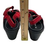 NEW Romika Red & Black‎ Sandals EU 37 Hook and Loop Closure Sling Back Shoes Size 6 Photo 4