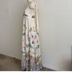 Alemais Artistic Cream Maxi Dress with Multicolor Print White Size 6 Photo 6