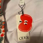 Cider  High Rise Strawberry Print Bikini Bottoms Photo 1