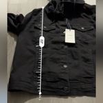 Wallflower Women's The Dreamer‎ 2 Fer Black Long Sleeve Denim Jacket Size 2X NEW Photo 11