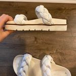 Pretty Little Thing White Platform Sandals Photo 6