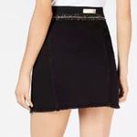 Guess Vintage  Wilma denim tweed embellished mini skirt Photo 3