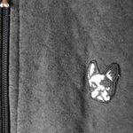 Dogzilians S Zip Front Bling Quilted Dog Lover Jacket in Dusty Black Silver Photo 7