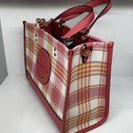 Dempsey Carryall With Garden Plaid Print And Coach Patch Coach c8201 Photo 1