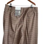 Cato Women Pants 18W Beige Plaid Wide Leg Retro Style 70s Academia Preppy Office Photo 3