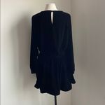 Universal Threads Universal Thread Velvet Dress Womens Sz Medium Black Long Sleeve Photo 4