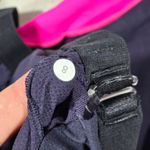 Lululemon  Dark‎ Navy Pink Athletic Tank Top Crossback Built in Bra Size 8 Photo 7