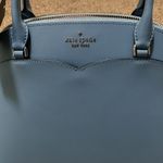 Kate Spade  NWT medium dome satchel saffiano leather baltic sea blue color purse Photo 1
