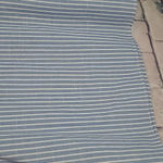 Entro  NAVY WHITE STRIPED EMBROIDERED TASSEL LONG LINE DRESS SWIM COVER SMALL Photo 9