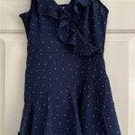 Japna Navy Blue White Polka Dot Romper Size S Photo 7