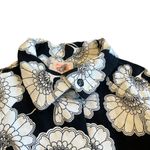 Kate Spade  Florence Broadhurst Black White Floral Blazer Jacket Size 2 Women's Photo 2