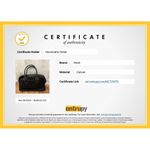 Fendi Zucchino Tote Handbag Canvas Leather Black Italy Authentic 0022-29900 Photo 1