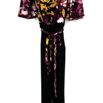 Susan Graver  size‎ Large off the shoulder jumpsuit purple yellow black Photo 0