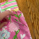 Lilly Pulitzer Vintage  White Label Bermuda Shorts‎ Pink Floral dragonfly size 4 Photo 3