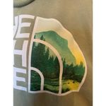 The North Face  Hoodie Womens Med green Half Dome Pullover Graphic forest Photo 3