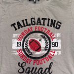 Love Peace and Lazy Days Tailgating Squad Crop Top Photo 1