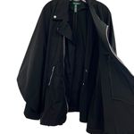 Ralph Lauren Lauren Zip-Front Poncho Jacket Moto Rain Coat Photo 6