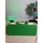 St. John Women's Lemon Print Tote Bag with Green Accents and Zip Closure Photo 10