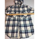 Boston Traders Womens Flannel Shirt Jacket Plaid Hooded Sherpa Lined S Small Photo 2