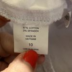 🔹4 for $30 NY&CO “denim” skirt, size 10 White Photo 6