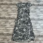 Old Navy  Women's Short Cap Sleeve Wrap Dress Black White Grey ST S SM Small TALL Photo 3