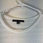 Adrianna Papell  White Knit Short Sleeve Blouse Size Small EUC #5777 Photo 3