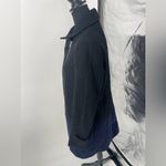 Mossino‎ pea coat blue and black womans size medium Photo 3