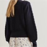 Reformation NWT  Sinclair Wool Sweater‎ in Navy Sz Medium $248 Photo 3