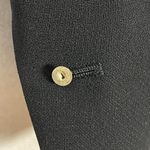 Escada Wool Blazer Jacket German Design Size 34 Grommet Detail MISSING BUTTON Black Photo 10