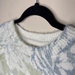 Joie  Small Short Sleeve Pullover Soft Fuzzy Floral Sweater Soft Pastels Feminine Photo 1