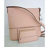 Kate Spade 2 Pc Bay Street Cora & Tellie Warm Vellum Leather Crossbody & Wallet Pink Photo 1