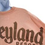 Disneyland Long Sleeve Spirit Jersey Oversized T-Shirt Peach Pink Gold Glitter Photo 47