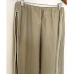 ZARA NWT  Full-Length Camel Pants – Mid-Rise with Elastic Waist & Side Zippe Sz S Photo 10