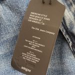 Umgee Jeans Company jeans boyfriend style distressed patches accents Sz 28 NWT Photo 9