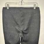 Nanette Lepore  Black Gray Check Knit Elastic Waist High-Rise Pants Sz M (32x28) Photo 4