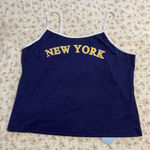 Women's Navy Blue Tank Top Size XL Photo 0