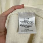 Maison Jules  Cream Black Scalloped Fit Flare Mini Dress Womens XL Preppy Spring Photo 3