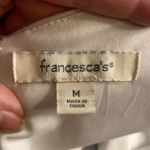 Francesca's Cottagecore Spring Wedding Guest White Blue Ombre Fit & Flare Dress M Photo 2